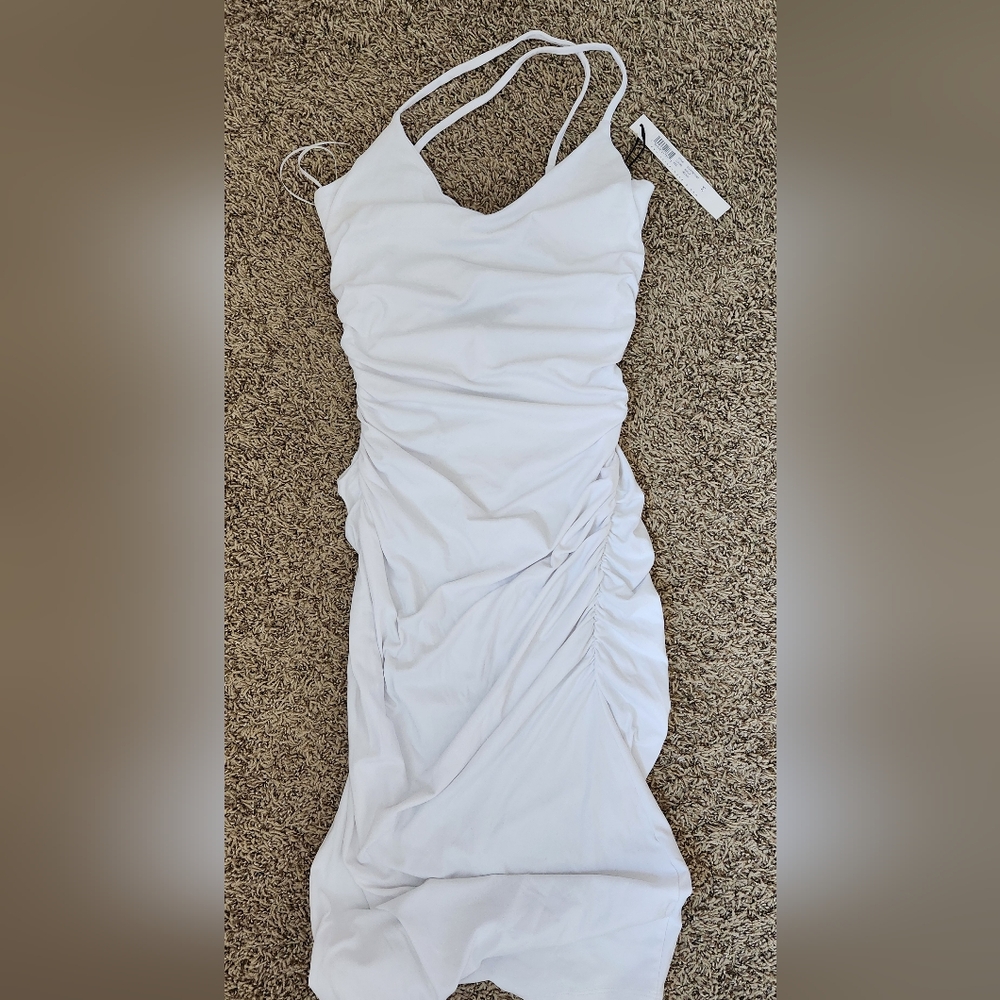 Susana Monaco Ruched Midi Dress